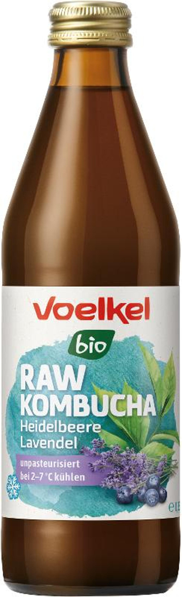 Produktfoto zu RAW Kombucha Heidelbeer Lavendel 0,33l