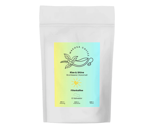 Produktfoto zu Makosa Rise&Shine Kaffee 250g gemahlen
