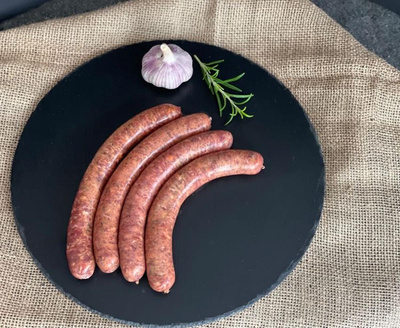 Produktfoto zu Rindermerguez (4 Stück) ca. 350g. Würzig, aber nicht zu scharf