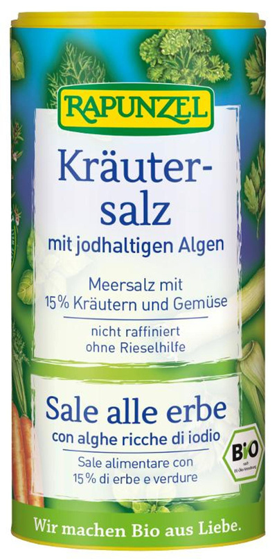 Produktfoto zu Kräutersalz mit jodhaltigen Algen 125g