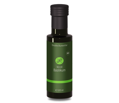 Produktfoto zu Würzöl Basilikum 100ml