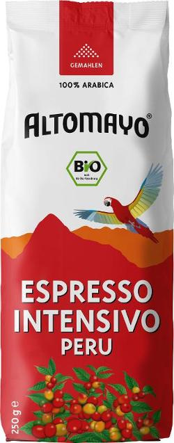 Produktfoto zu Espresso Peru gemahlen 250g