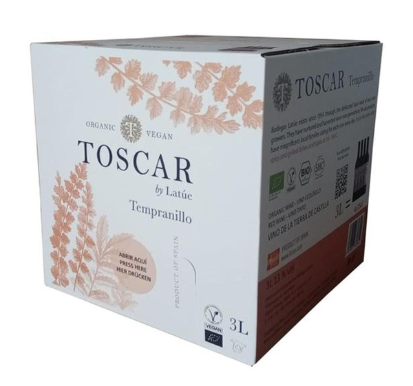 Produktfoto zu Toscar Tempranillo rot Bag in Box 3l