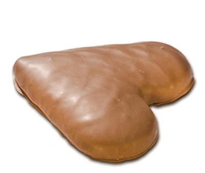 Produktfoto zu Honigkuchen-Herz Vollmilch ca.90g