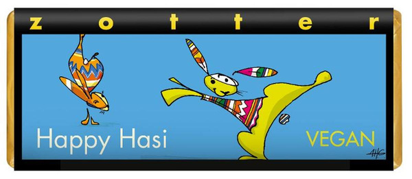 Produktfoto zu Happy Hasi Zitrone Mandel 70% 70g