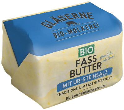 Produktfoto zu Fassbutter gesalzen Sauerrahm 250g