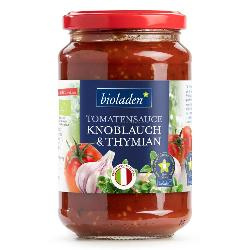 Produktfoto zu Tomatensauce Knoblauch & Thymian 340g