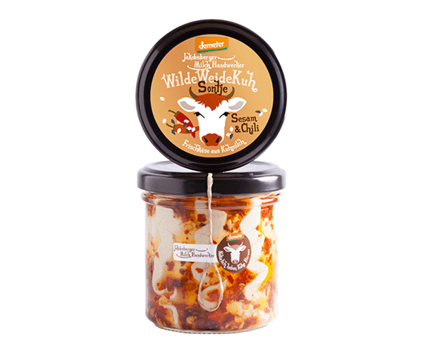 Produktfoto zu Sontje Frischkäse Sesam Chili 140g