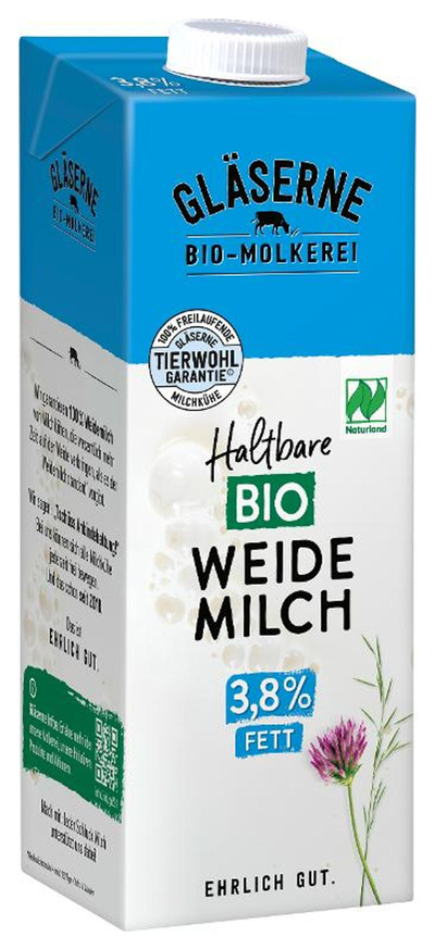 Produktfoto zu H-Weidemilch 3,8% 1l