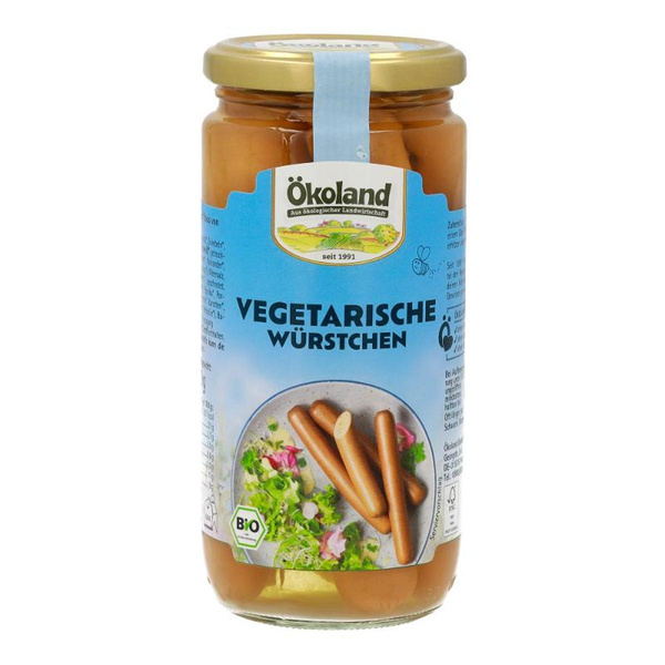 Produktfoto zu Vegetarische Würstchen im Glas 380g
