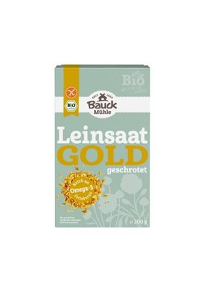 Produktfoto zu Gold Leinsaat geschrotet 200g
