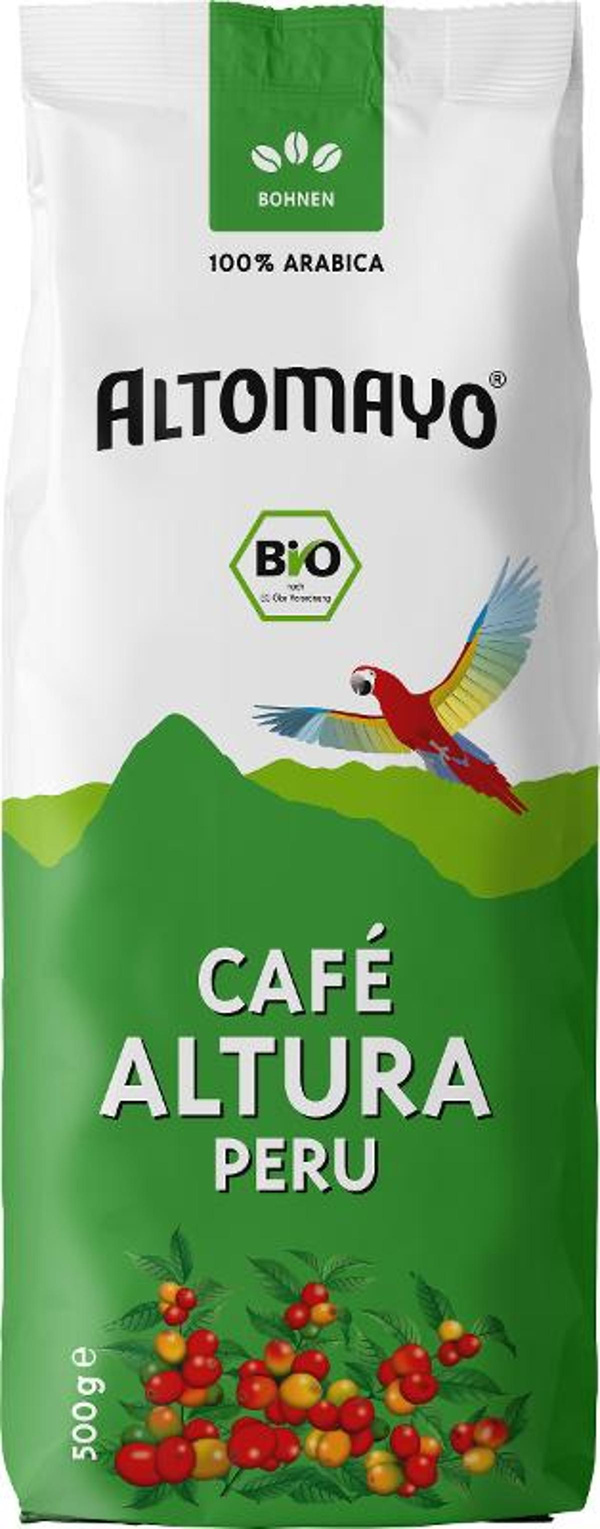 Produktfoto zu Hochland Kaffee Peru Bohnen 500g