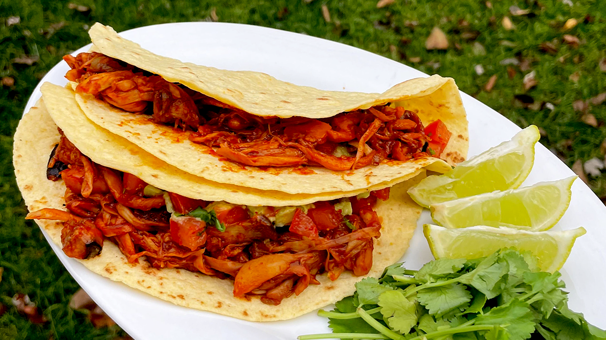 Rezeptbild für Pulled Pilz Tacos