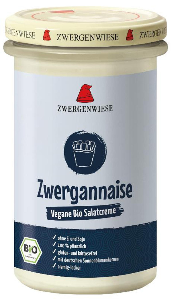 Produktfoto zu Zwergannaise - vegane Salatcreme 230ml