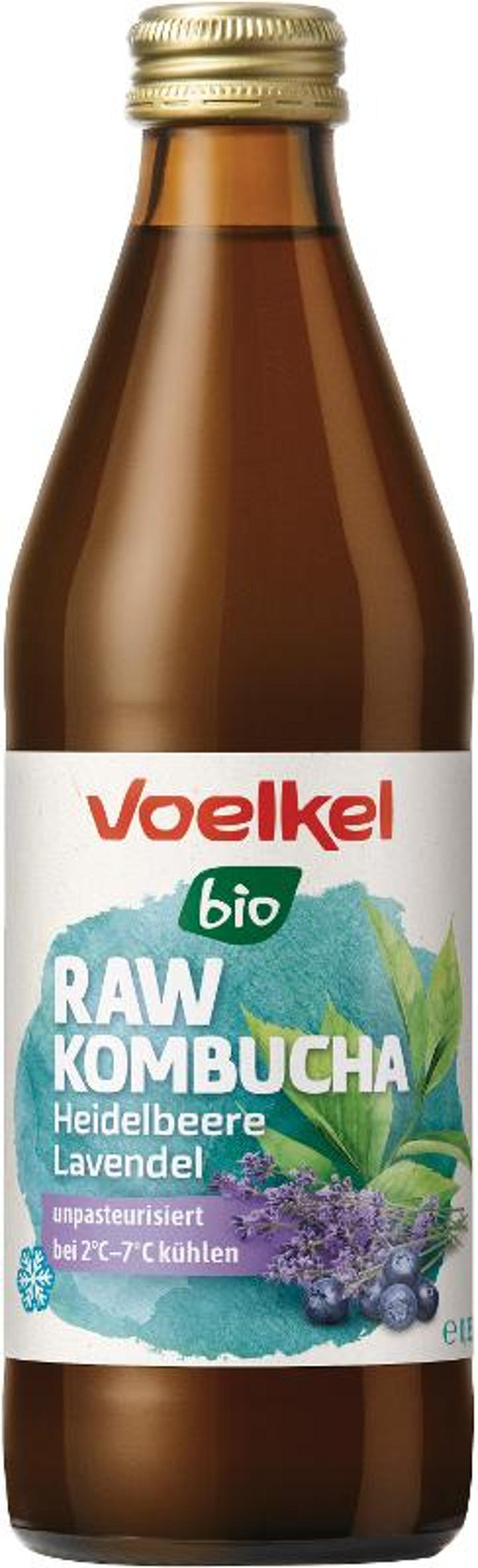 Produktfoto zu RAW Kombucha Heidelbeer Lavendel 0,33l