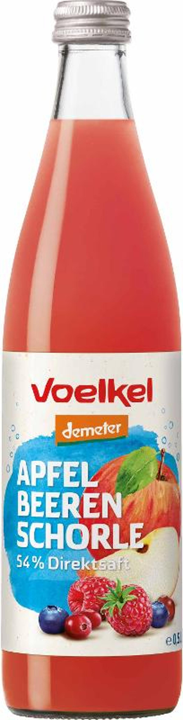 Produktfoto zu Apfel Waldbeer Schorle 10 x 0,5l