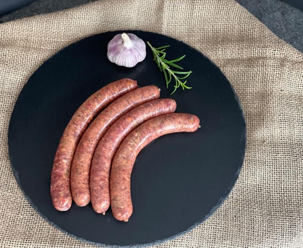 Produktfoto zu Rindermerguez (4 Stück) ca. 350g. Würzig, aber nicht zu scharf
