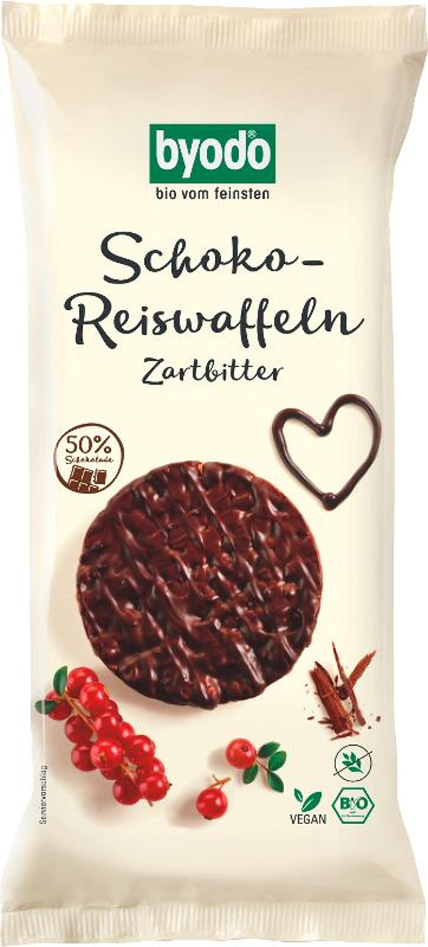 Produktfoto zu Schoko Reiswaffeln Zartbitter 65g