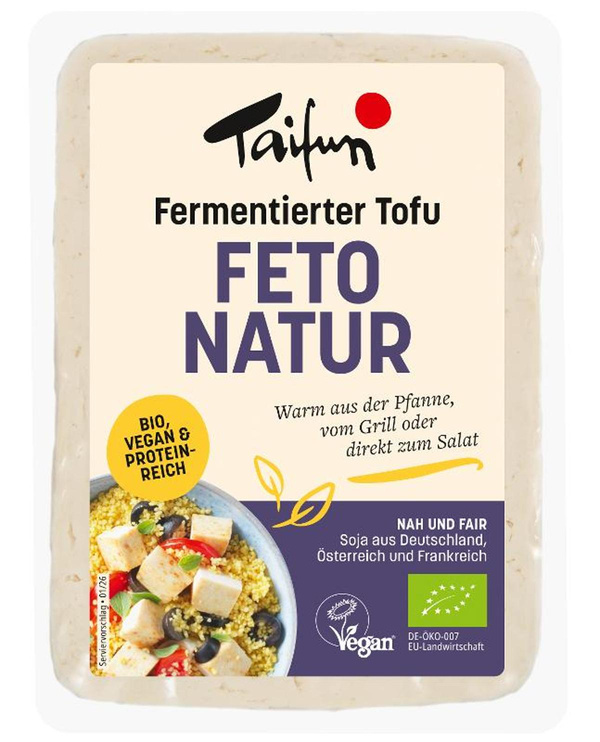 Produktfoto zu FeTo fermentierter Tofu, natur 200g
