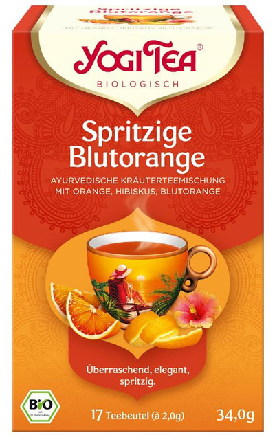 Produktfoto zu Yogi Spritzige Blutorange 17x2g