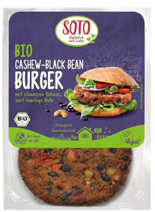 Produktfoto zu Cashew-Black-Bean-Burger, 160g