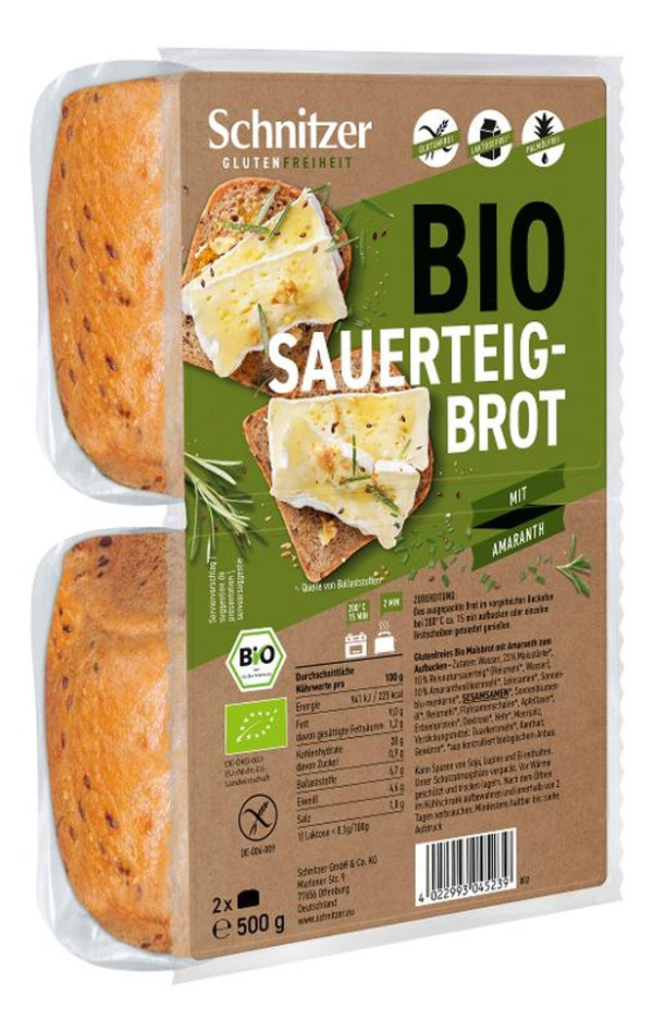 Produktfoto zu Sauerteigbrot glutenfrei 4x500g