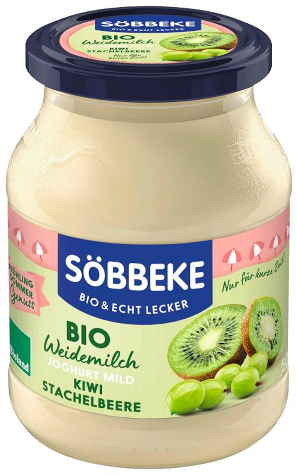 Produktfoto zu Joghurt Kiwi-Stachelbeere 3,8% 500g