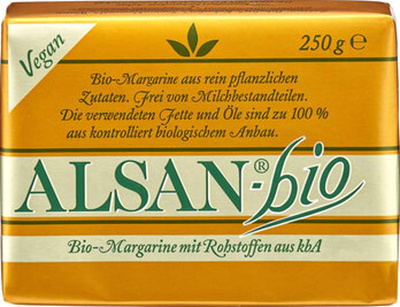 Produktfoto zu Pflanzenmargarine Alsan 250g