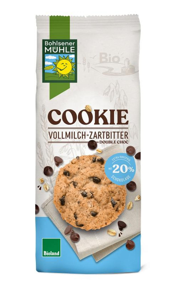 Produktfoto zu Cookie Double Choc Vollmilch Zartbitter 175g