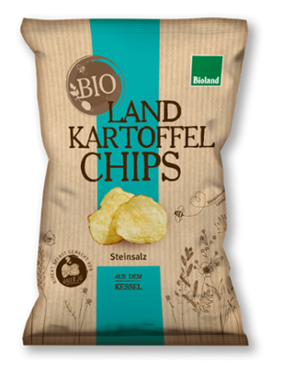 Produktfoto zu Kartoffelchips Steinsalz 125g