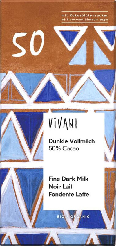 Produktfoto zu Dunkle Vollmilch 50% 80g