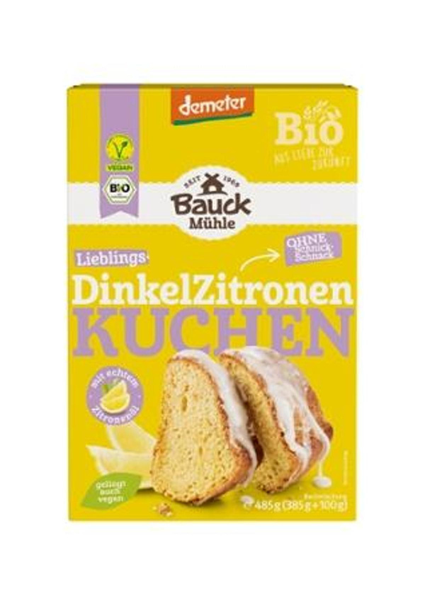 Produktfoto zu Backmischung Dinkel Zitronen Kuchen 485g