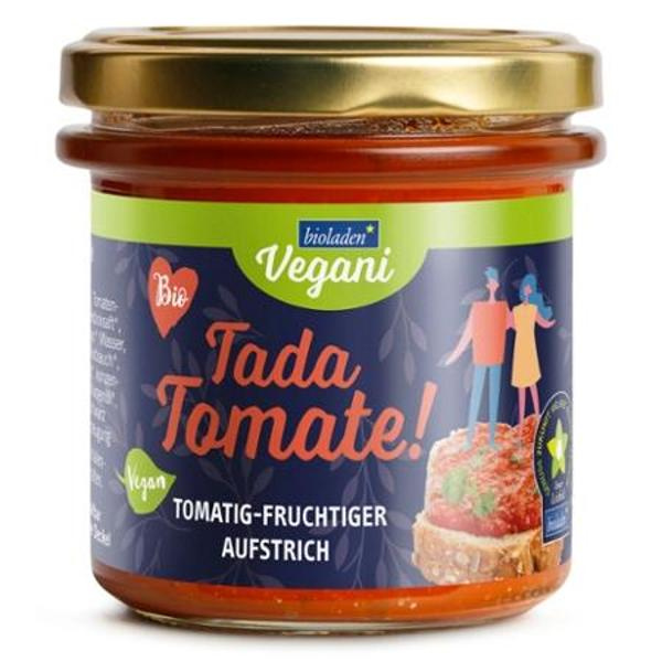 Produktfoto zu Brotaufstrich Tada Tomate 140g