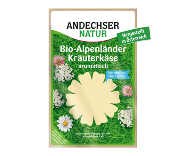 Produktfoto zu Alpenländer Kräuterkäse in Scheiben 150g