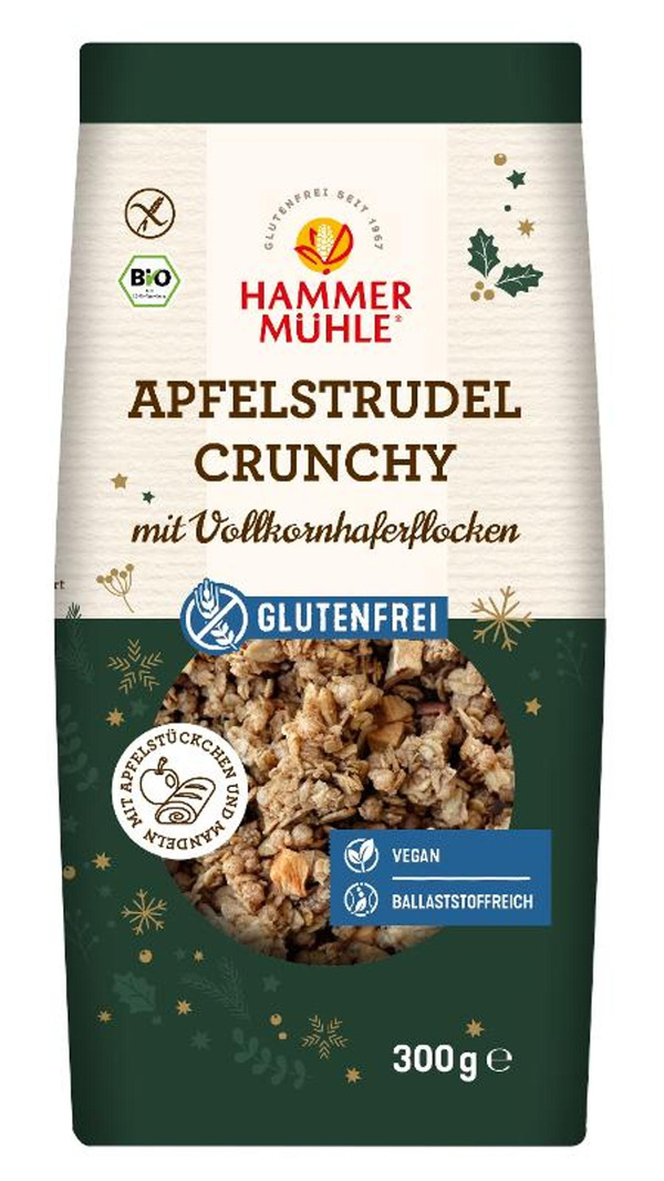 Produktfoto zu Apfelstrudel Crunchy 300g
