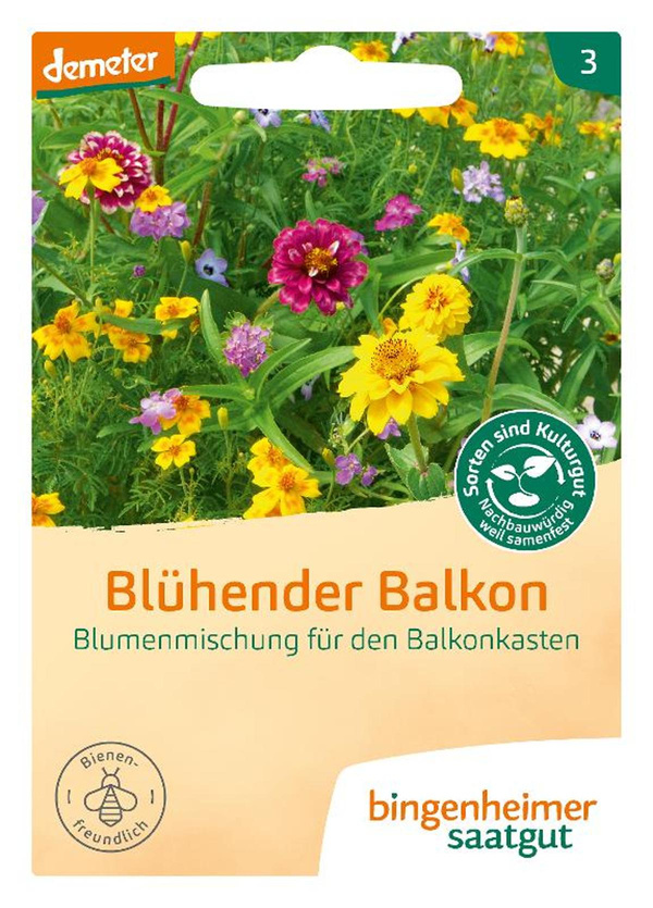 Produktfoto zu Saatgut Blühender Balkon Blumenmischung