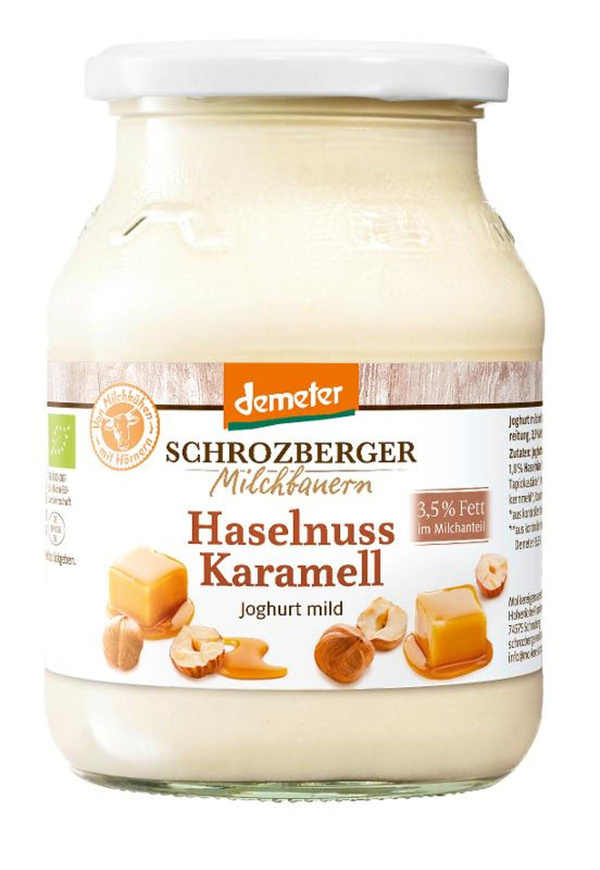 Produktfoto zu Joghurt Haselnuss Karamell 3,5% 500g
