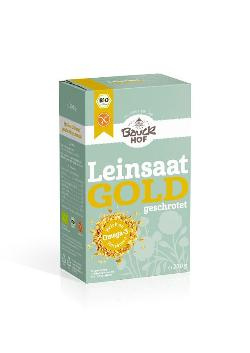 Produktfoto zu Gold Leinsaat geschrotet 200g