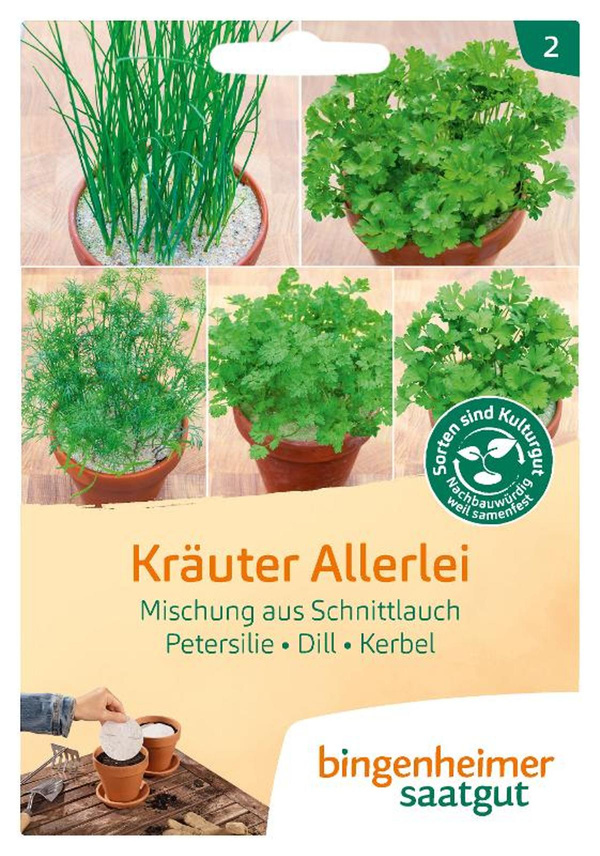 Produktfoto zu Saatgut Kräuter Allerlei