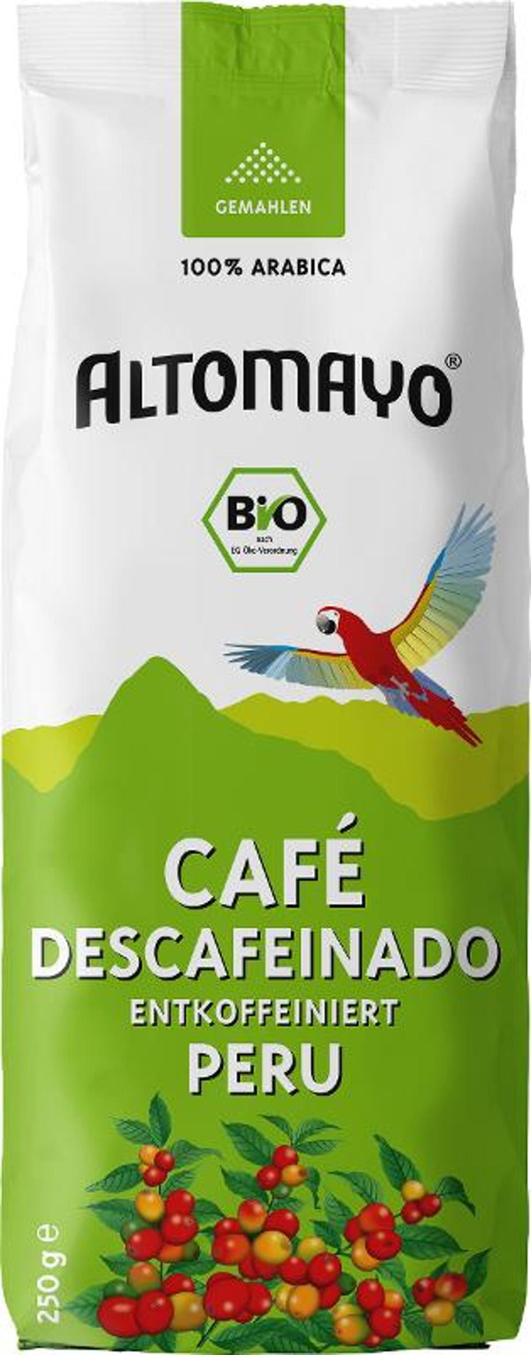 Produktfoto zu Kaffee entkoffeiniert Peru gemahlen 250g