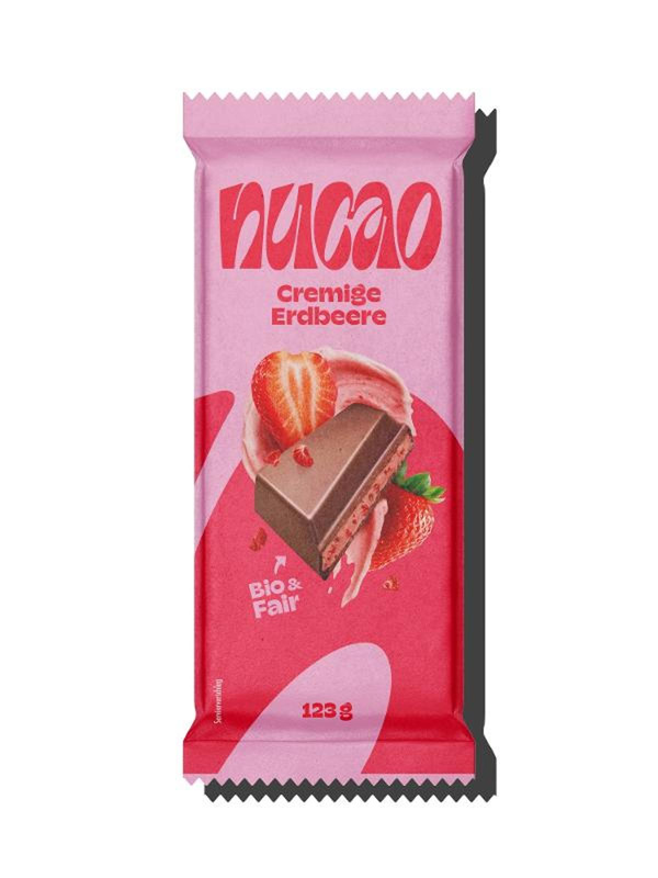 Produktfoto zu Schokoladentafel Creamy Strawberry 123g
