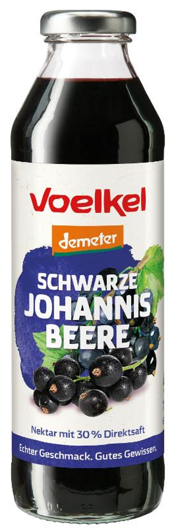 Produktfoto zu Schwarze Johannisbeere Nektar 8 x 0,5l