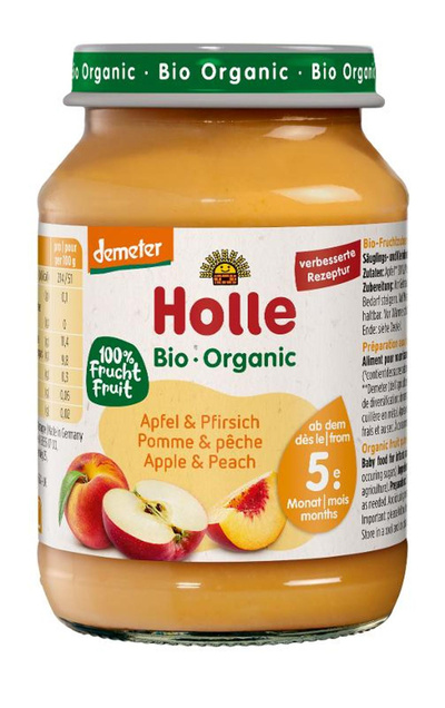 Produktfoto zu Apfel und Pfirsich 190g