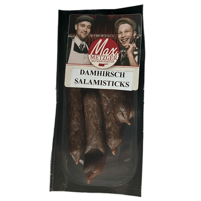 Produktfoto zu Damhirsch Salamisticks, 5 Stück 70g