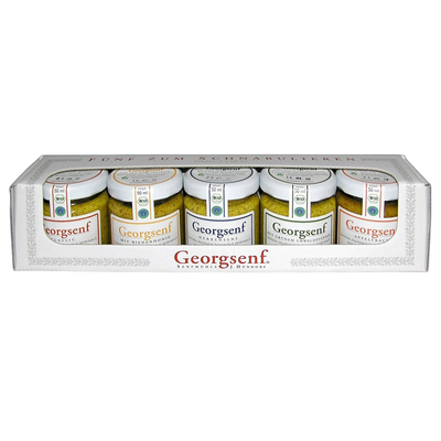 Produktfoto zu Georgsenf Fünf zum Schnabulieren 5x50ml