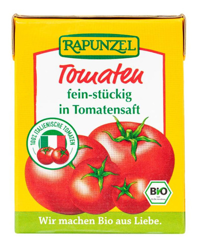 Produktfoto zu Tomaten fein-stückig in Tomatensaft 390g