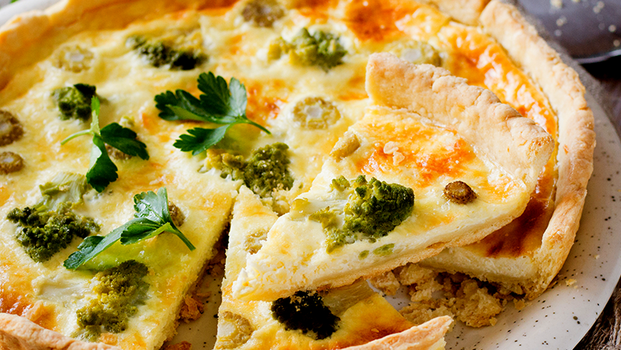Rezeptbild für Quiche mit Romanesco