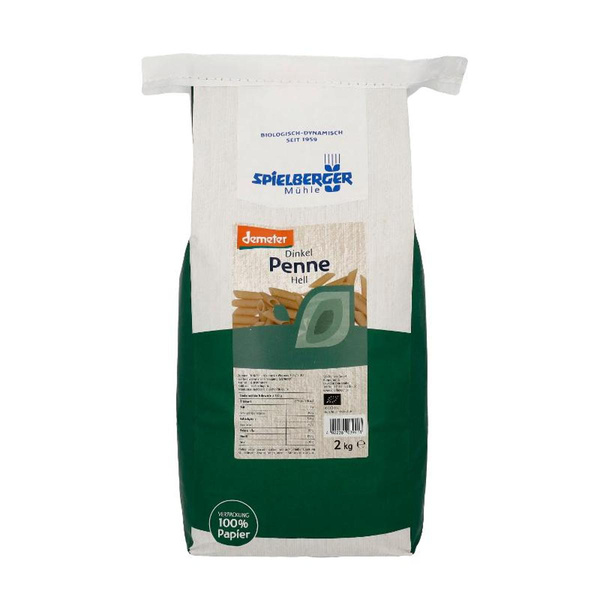 Produktfoto zu Dinkel Penne hell 2kg