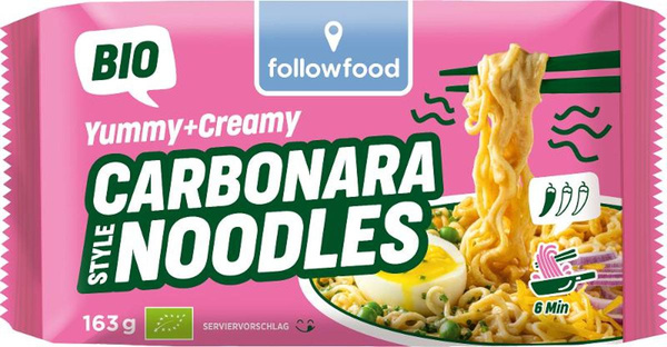 Produktfoto zu Cheesy Creamy Carbonara Noodles 163g