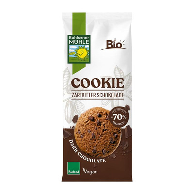 Produktfoto zu Cookies mit Zartbitterschokolade 175g